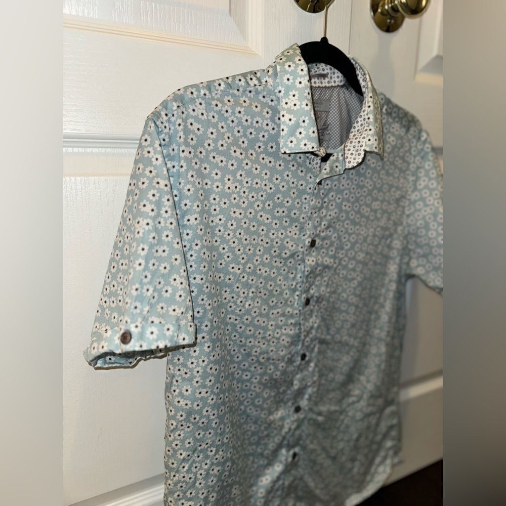 TED BAKER LONDON Short Sleeve Button Up - Picture 3 of 5